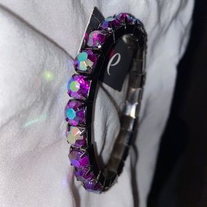 Purple gem bracelet